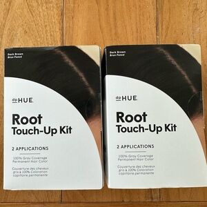 2 BRAND NEW dpHUE Root Touch-Up Kits Dark Brown 4 applications